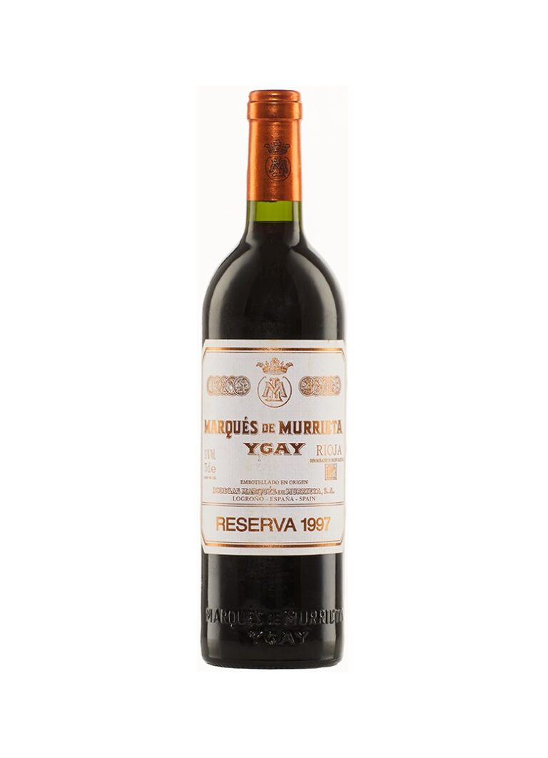 Botella de Marqués de Murrieta Reserva 1997, Rioja